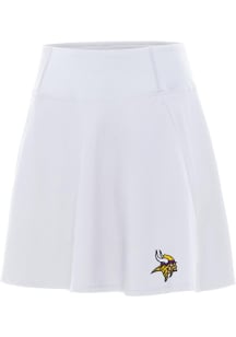 Antigua Minnesota Vikings Womens White Chip Skort Skirt