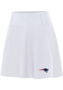 Antigua New England Patriots Womens White Chip Skort Skirt