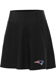 Antigua New England Patriots Womens Black Chip Skort Skirt