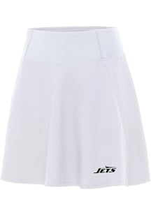 Antigua New York Jets Womens White Chip Skort Skirt