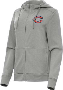 Antigua Chicago Bears Womens Grey Seeker Light Weight Jacket