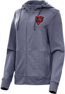 Antigua Chicago Bears Womens Navy Blue Alternate Seeker Light Weight Jacket