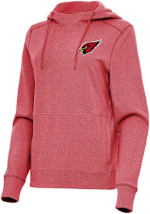 Antigua Arizona Cardinals Womens Red Justice Hooded Sweatshirt