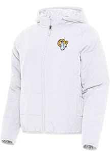 Antigua Los Angeles Rams Womens White Universe Filled Jacket
