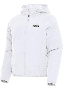 Antigua New York Jets Womens White Universe Filled Jacket