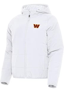 Antigua Washington Commanders Womens White Universe Filled Jacket