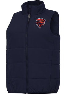 Antigua Chicago Bears Womens Navy Blue Alternate Experience Vest