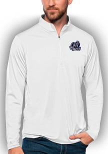 Antigua Old Dominion Monarchs Mens White Tribute Long Sleeve 1/4 Zip Pullover