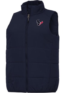 Antigua Houston Texans Womens Navy Blue Experience Vest