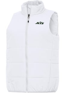 Antigua New York Jets Womens White Experience Vest