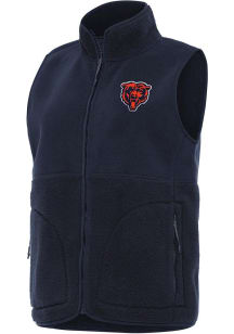 Antigua Chicago Bears Womens Navy Blue Alternate Nostalgic Vest