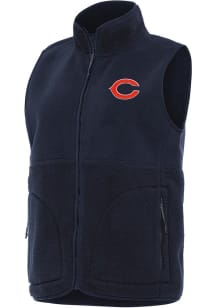 Antigua Chicago Bears Womens Navy Blue Nostalgic Vest