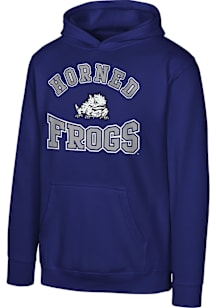 TCU Horned Frogs Youth Purple Home Town Long Sleeve Hoodie