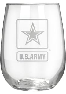 Army 17 oz Stemless Wine Glass