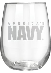 Navy 17 oz Stemless Wine Glass