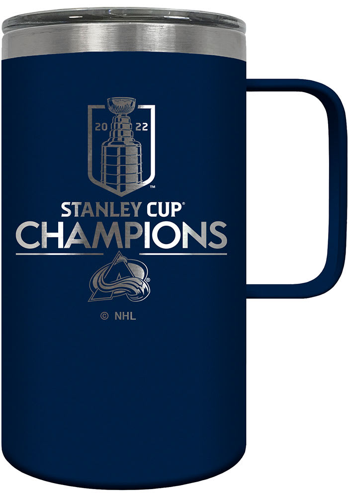 Colorado Avalanche 2022 Stanley Cup Champions 18 oz Hustle Stainless Steel Tumbler - Blue