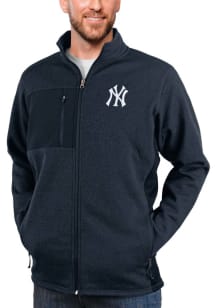 Antigua New York Yankees Mens Navy Blue Course Medium Weight Jacket