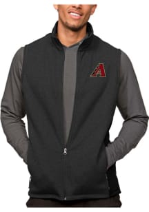 Antigua Arizona Diamondbacks Mens Black Course Sleeveless Jacket