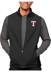 Antigua Texas Rangers Mens Black Course Sleeveless Jacket