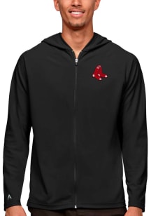 Antigua Boston Red Sox Mens Black Legacy Long Sleeve Full Zip Jacket