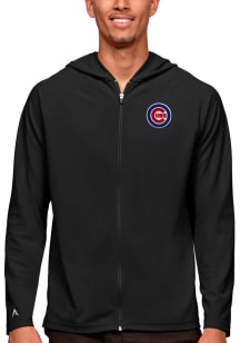 Antigua Chicago Cubs Mens Black Legacy Long Sleeve Full Zip Jacket