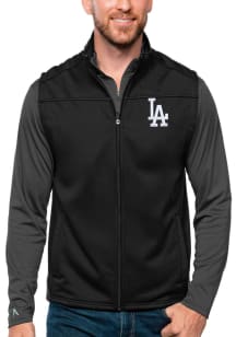 Antigua Los Angeles Dodgers Mens Black Links Golf Sleeveless Jacket