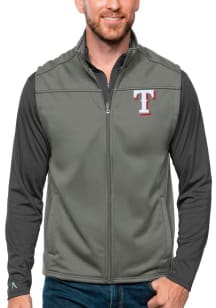 Antigua Texas Rangers Mens Grey Links Golf Sleeveless Jacket