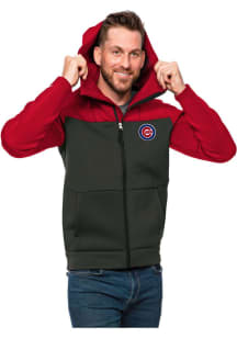 Antigua Chicago Cubs Mens Red Protect Long Sleeve Full Zip Jacket
