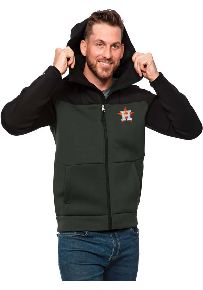 Houston Astros Antigua Generation Quarter-Zip Pullover Jacket - White