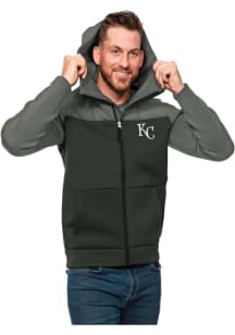 Antigua Kansas City Royals Mens Grey Protect Long Sleeve Full Zip Jacket