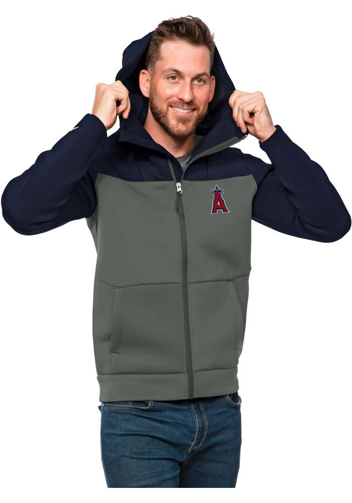 Los Angeles Angels Windbreaker with Pocket - Navy Navy / 3X Large