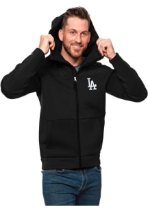 Antigua Los Angeles Dodgers Mens Black Protect Long Sleeve Full Zip Jacket