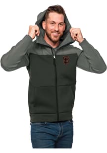 Antigua San Francisco Giants Mens Grey Protect Long Sleeve Full Zip Jacket