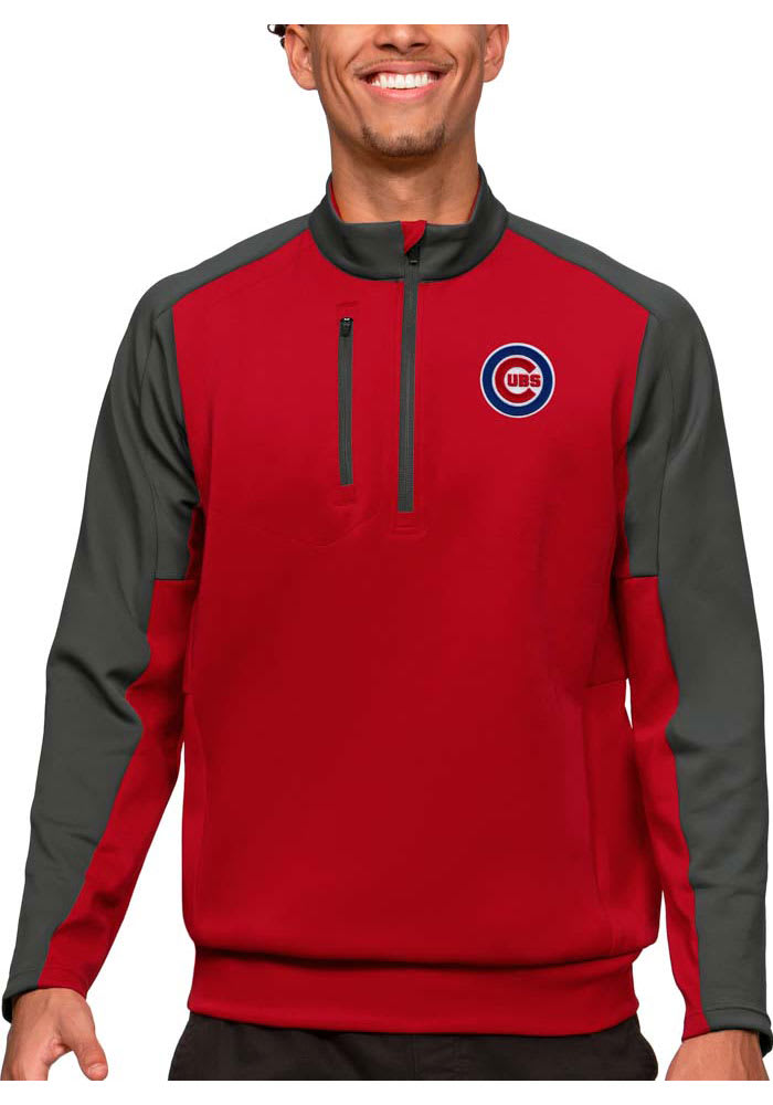 Antigua Chicago Cubs Red Victory Long Sleeve Hoodie, Red, 52% Cot / 48% Poly, Size L, Rally House