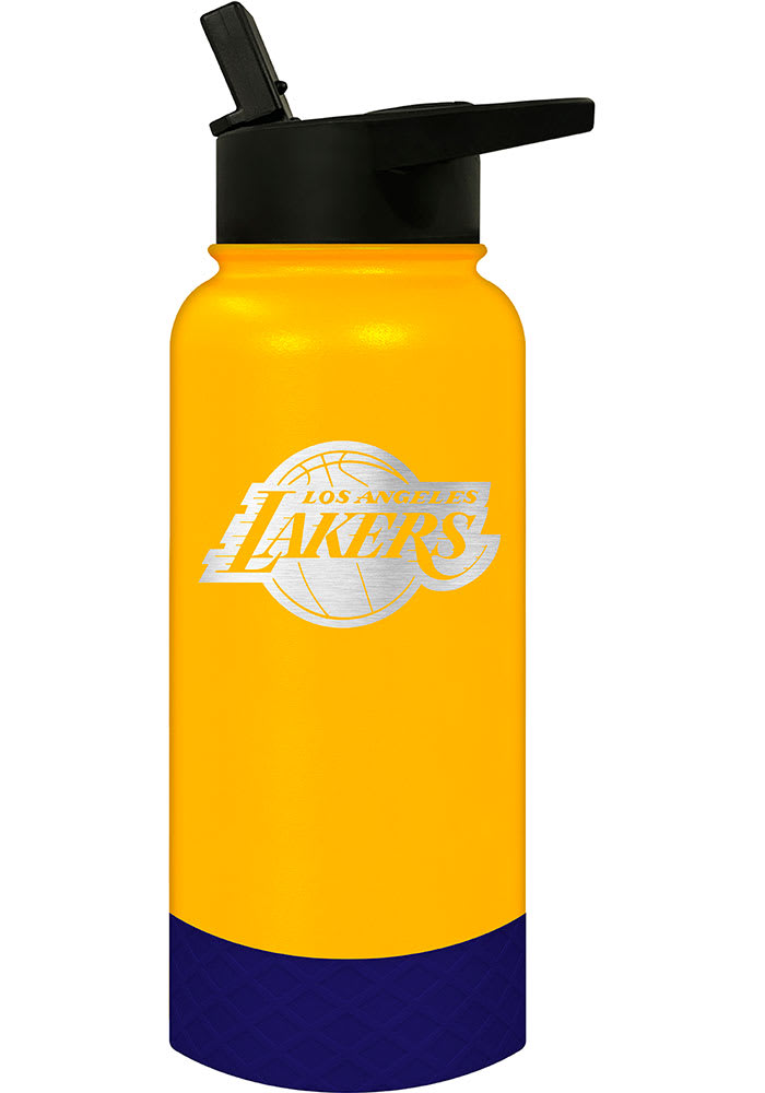 Pittsburgh Steelers Black and Gold 24oz Water Bottle With Rubber Base