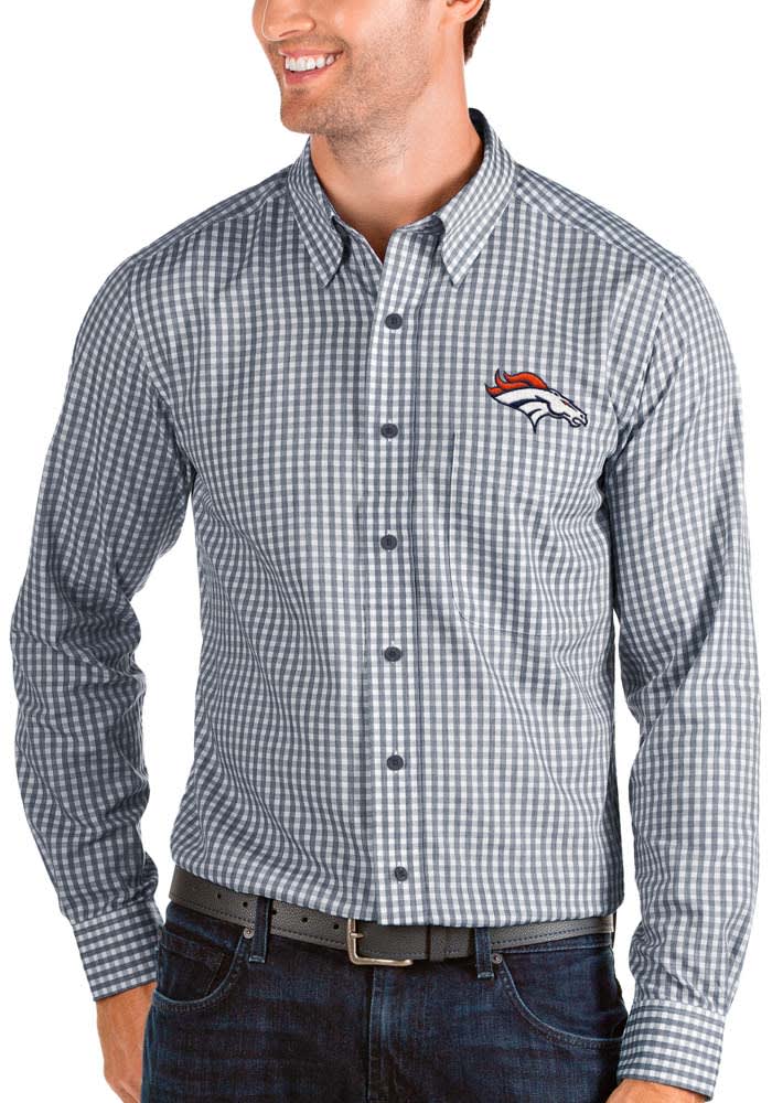 Official Denver Broncos Button-Up Shirts, Dress Shirts, Broncos