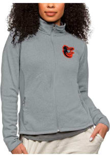 Antigua Baltimore Orioles Womens Grey Course Light Weight Jacket