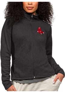 Antigua Boston Red Sox Womens Black Course Light Weight Jacket
