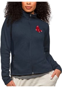 Antigua Boston Red Sox Womens Navy Blue Course Light Weight Jacket