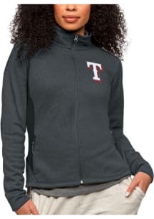 Antigua Texas Rangers Womens Charcoal Course Light Weight Jacket