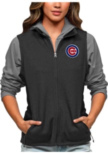 Antigua Chicago Cubs Womens Black Course Vest