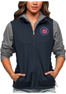 Antigua Chicago Cubs Womens Navy Blue Course Vest