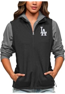 Antigua Los Angeles Dodgers Womens Black Course Vest
