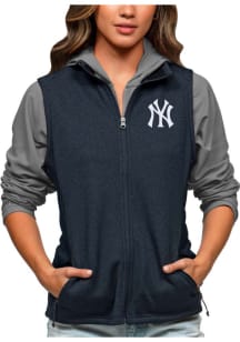 Antigua New York Yankees Womens Navy Blue Course Vest