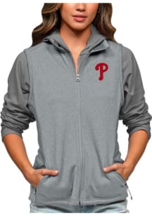 Antigua Philadelphia Phillies Womens Grey Course Vest