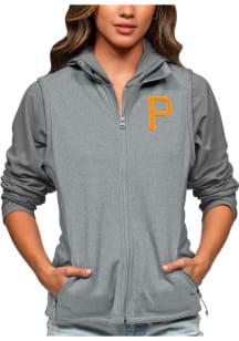 Antigua Pittsburgh Pirates Womens Grey Course Vest