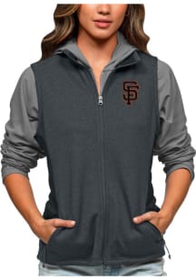 Antigua San Francisco Giants Womens Charcoal Course Vest