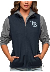 Antigua Tampa Bay Rays Womens Navy Blue Course Vest