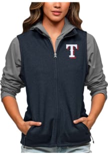 Antigua Texas Rangers Womens Navy Blue Course Vest