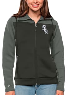 Antigua Chicago White Sox Womens Grey Protect Medium Weight Jacket